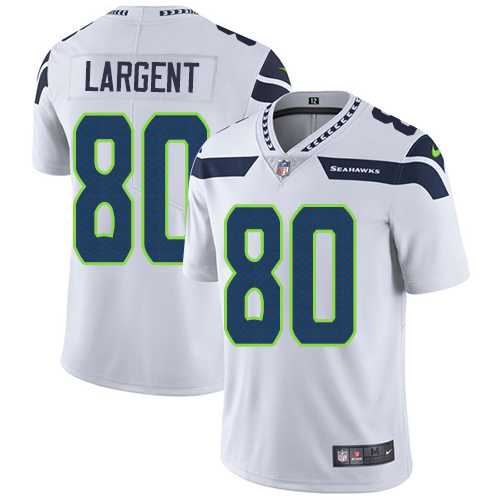 Nike Seattle Seahawks #80 Steve Largent White Men's Stitched NFL Vapor Untouchable Limited Jersey Nike Seattle Seahawks #80 Steve Largent White Men's Stitched NFL Vapor Untouchable Limited Jersey