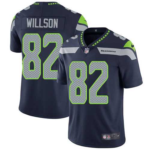 Nike Seattle Seahawks #82 Luke Willson Steel Blue Team Color Men's Stitched NFL Vapor Untouchable Limited Jersey Nike Seattle Seahawks #82 Luke Willson Steel Blue Team Color Men's Stitched NFL Vapor Untouchable Limited Jersey