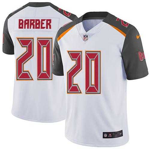 Nike Tampa Bay Buccaneers #20 Ronde Barber White Men's Stitched NFL Vapor Untouchable Limited Jersey