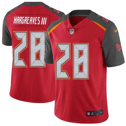 Nike Tampa Bay Buccaneers #28 Vernon Hargreaves III Red Team Color Men's Stitched NFL Vapor Untouchable Limited Jersey