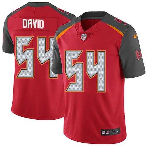 Nike Tampa Bay Buccaneers #54 Lavonte David Red Team Color Men's Stitched NFL Vapor Untouchable Limited Jersey