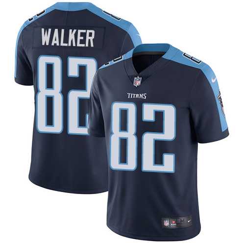 Nike Tennessee Titans #82 Delanie Walker Navy Blue Alternate Men's Stitched NFL Vapor Untouchable Limited Jersey