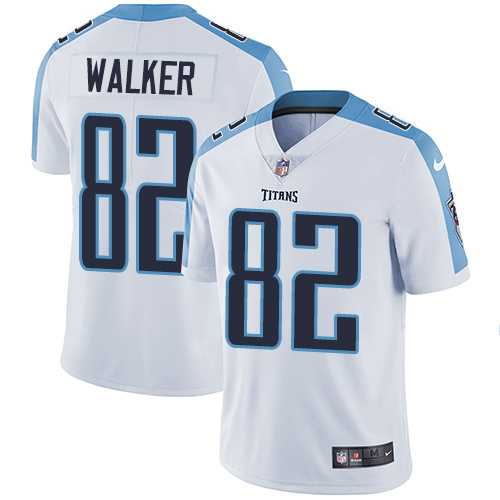 Nike Tennessee Titans #82 Delanie Walker White Men's Stitched NFL Vapor Untouchable Limited Jersey