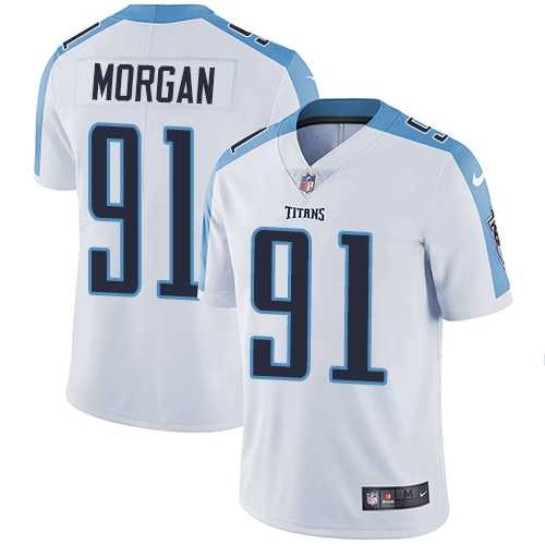 Nike Tennessee Titans #91 Derrick Morgan White Men's Stitched NFL Vapor Untouchable Limited Jersey Nike Tennessee Titans #91 Derrick Morgan White Men's Stitched NFL Vapor Untouchable Limited Jersey