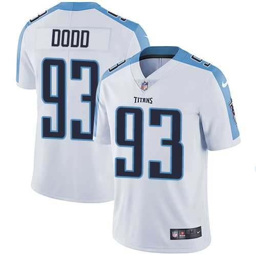 Nike Tennessee Titans #93 Kevin Dodd White Men's Stitched NFL Vapor Untouchable Limited Jersey