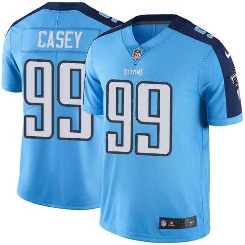 Nike Tennessee Titans #99 Jurrell Casey Light Blue Team Color Men's Stitched NFL Vapor Untouchable Limited Jersey