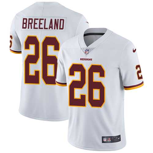 Nike Washington Redskins #26 Bashaud Breeland White Men's Stitched NFL Vapor Untouchable Limited Jersey