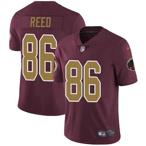 Nike Washington Redskins #86 Jordan Reed Burgundy Red Alternate Men's Stitched NFL Vapor Untouchable Limited Jersey