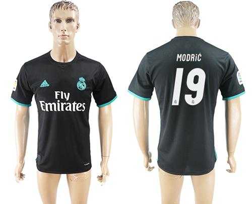 Real Madrid #19 Modric Away Soccer Club Jersey