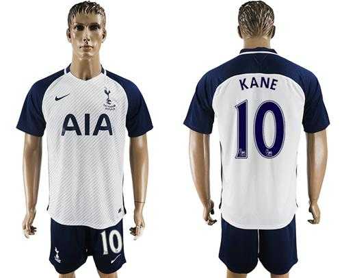 Tottenham Hotspur #10 Kane White Home Soccer Club Jersey