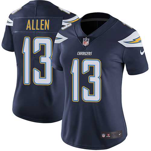 Women's Los Angeles Chargers #13 Keenan Allen Navy Blue Team Color Stitched NFL Vapor Untouchable Limited Jersey