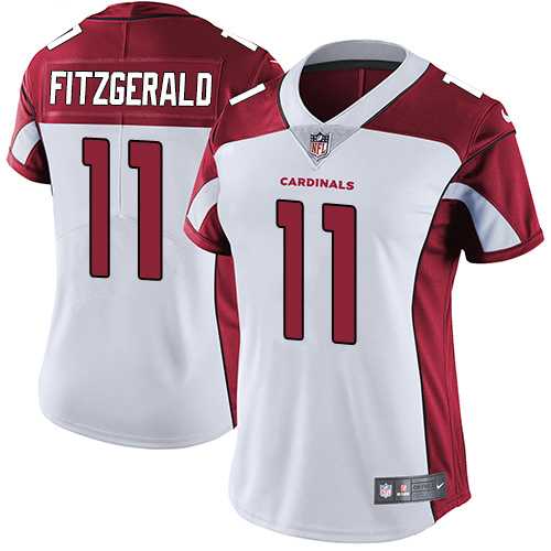 Women's Nike Arizona Cardinals #11 Larry Fitzgerald White Stitched NFL Vapor Untouchable Limited Jersey