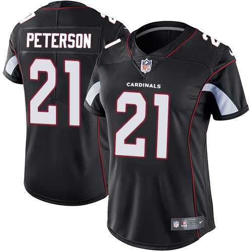 Women's Nike Arizona Cardinals #21 Patrick Peterson Black Alternate Stitched NFL Vapor Untouchable Limited Jersey