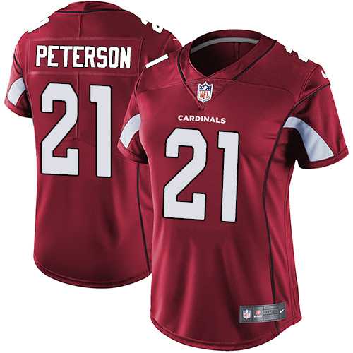 Women's Nike Arizona Cardinals #21 Patrick Peterson Red Team Color Stitched NFL Vapor Untouchable Limited Jersey