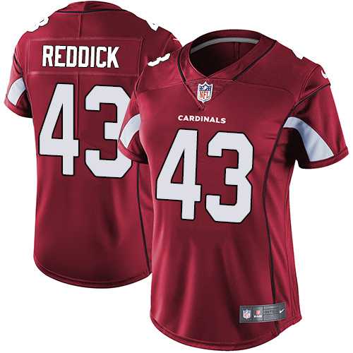 Women's Nike Arizona Cardinals #43 Haason Reddick Red Team Color Stitched NFL Vapor Untouchable Limited Jersey