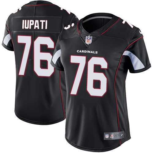 Women's Nike Arizona Cardinals #76 Mike Iupati Black Alternate Stitched NFL Vapor Untouchable Limited Jersey
