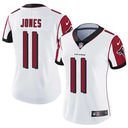Women's Nike Atlanta Falcons #11 Julio Jones White Stitched NFL Vapor Untouchable Limited Jersey Women's Nike Atlanta Falcons #11 Julio Jones White Stitched NFL Vapor Untouchable Limited Jersey