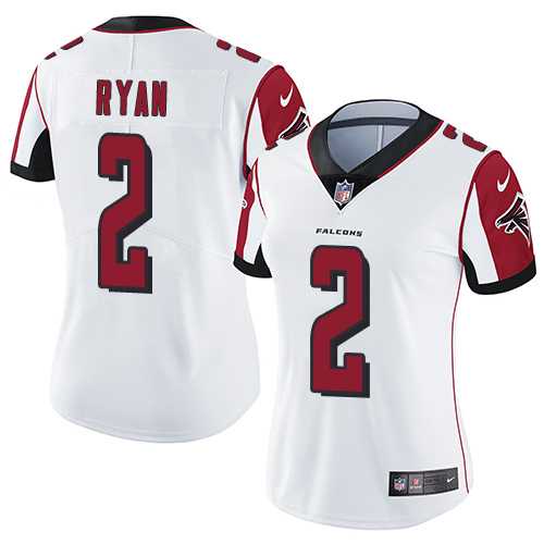 Women's Nike Atlanta Falcons #2 Matt Ryan White Stitched NFL Vapor Untouchable Limited Jersey
