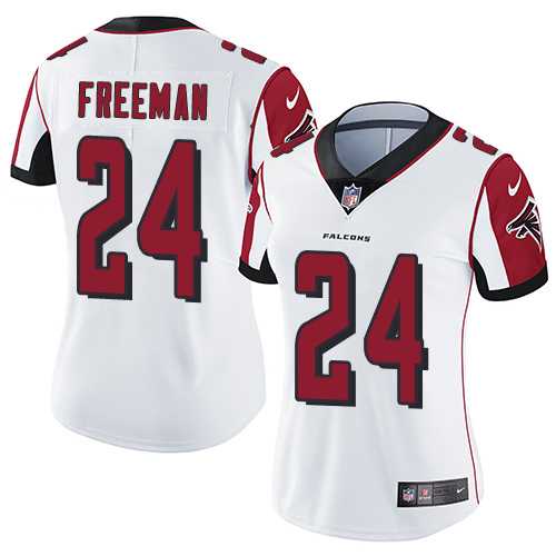 Women's Nike Atlanta Falcons #24 Devonta Freeman White Stitched NFL Vapor Untouchable Limited Jersey