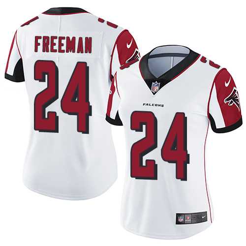 Women's Nike Atlanta Falcons #24 Devonta Freeman White Stitched NFL Vapor Untouchable Limited Jersey Women's Nike Atlanta Falcons #24 Devonta Freeman White Stitched NFL Vapor Untouchable Limited Jersey