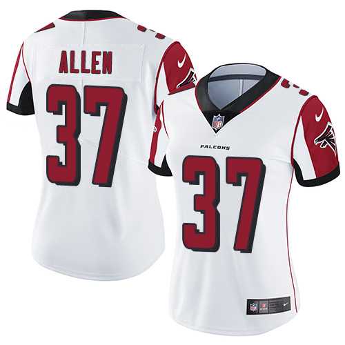 Women's Nike Atlanta Falcons #37 Ricardo Allen White Stitched NFL Vapor Untouchable Limited Jersey Women's Nike Atlanta Falcons #37 Ricardo Allen White Stitched NFL Vapor Untouchable Limited Jersey