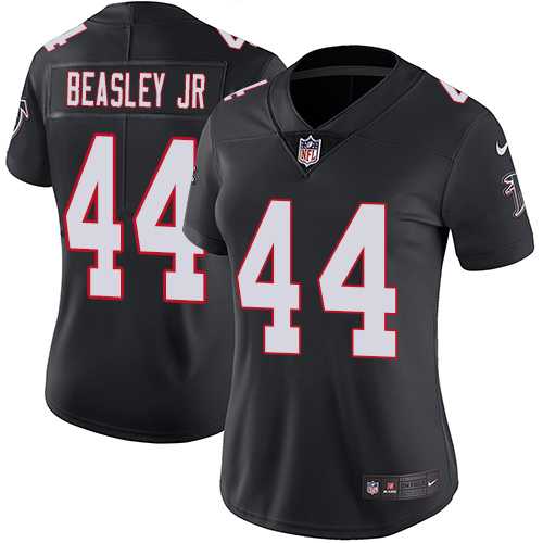 Women's Nike Atlanta Falcons #44 Vic Beasley Jr Black Alternate Stitched NFL Vapor Untouchable Limited Jersey