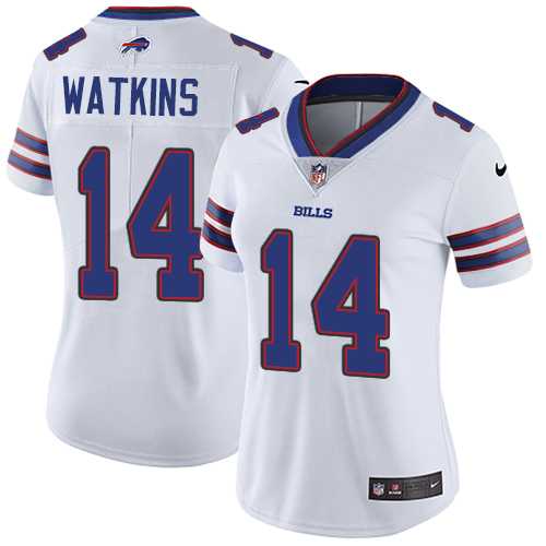 Women's Nike Buffalo Bills #14 Sammy Watkins White Stitched NFL Vapor Untouchable Limited Jersey