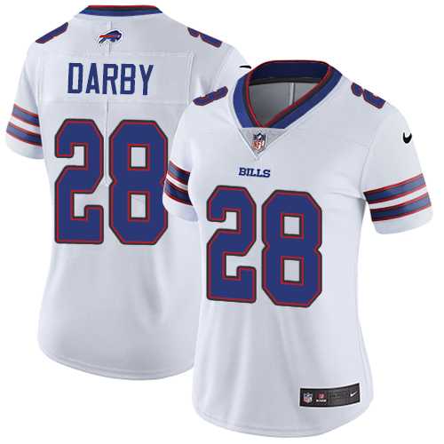 Women's Nike Buffalo Bills #28 Ronald Darby White Stitched NFL Vapor Untouchable Limited Jersey