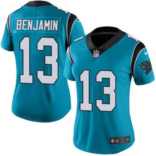 Women's Nike Carolina Panthers #13 Kelvin Benjamin Blue Alternate Stitched NFL Vapor Untouchable Limited Jersey