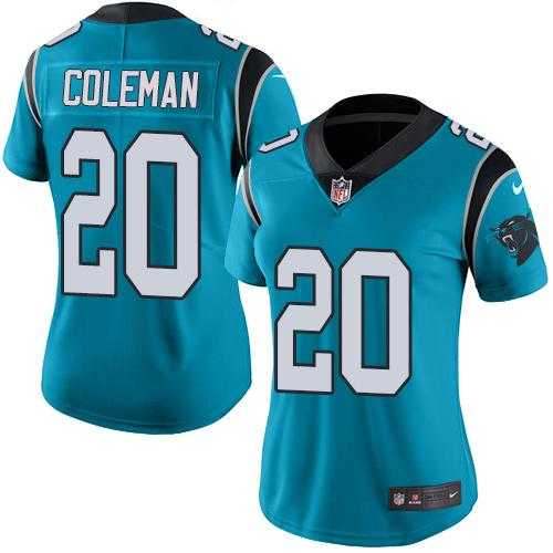 Women's Nike Carolina Panthers #20 Kurt Coleman Blue Alternate Stitched NFL Vapor Untouchable Limited Jersey Women's Nike Carolina Panthers #20 Kurt Coleman Blue Alternate Stitched NFL Vapor Untouchable Limited Jersey