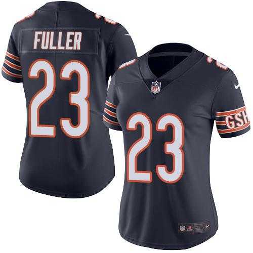 Women's Nike Chicago Bears #23 Kyle Fuller Navy Blue Team Color Stitched NFL Vapor Untouchable Limited Jersey