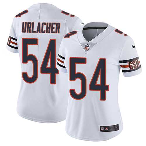 Women's Nike Chicago Bears #54 Brian Urlacher White Stitched NFL Vapor Untouchable Limited Jersey Women's Nike Chicago Bears #54 Brian Urlacher White Stitched NFL Vapor Untouchable Limited Jersey