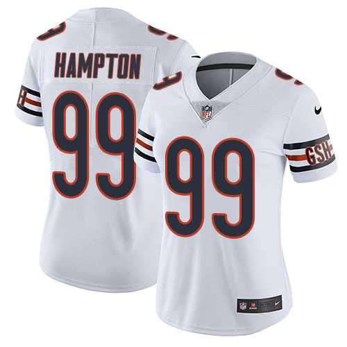 Women's Nike Chicago Bears #99 Dan Hampton WhiteStitched NFL Vapor Untouchable Limited Jersey