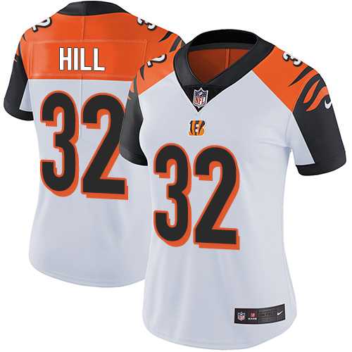 Women's Nike Cincinnati Bengals #32 Jeremy Hill White Stitched NFL Vapor Untouchable Limited Jersey Women's Nike Cincinnati Bengals #32 Jeremy Hill White Stitched NFL Vapor Untouchable Limited Jersey