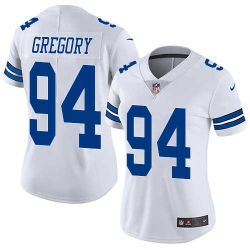 Women's Nike Dallas Cowboys #94 Randy Gregory White Stitched NFL Vapor Untouchable Limited Jersey