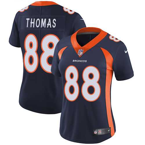 Women's Nike Denver Broncos #88 Demaryius Thomas Blue Alternate Stitched NFL Vapor Untouchable Limited Jersey