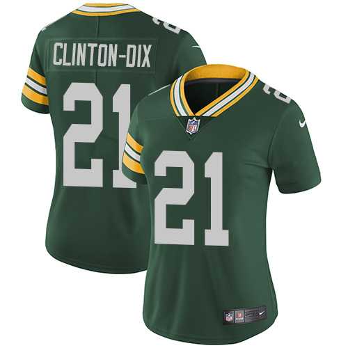 Women's Nike Green Bay Packers #21 Ha Ha Clinton-Dix Green Team Color Stitched NFL Vapor Untouchable Limited Jersey Women's Nike Green Bay Packers #21 Ha Ha Clinton-Dix Green Team Color Stitched NFL Vapor Untouchable Limited Jersey