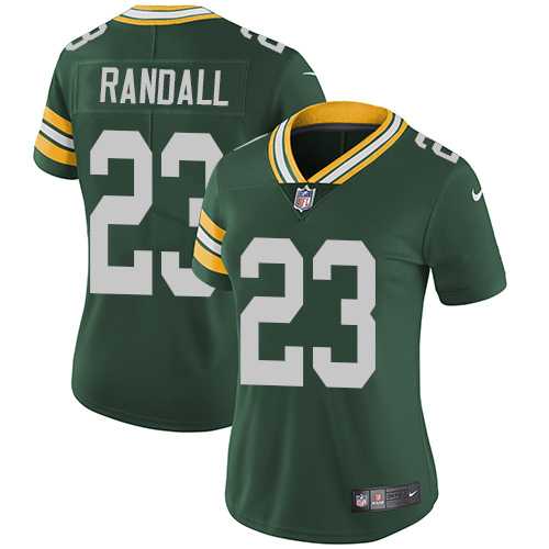 Women's Nike Green Bay Packers #23 Damarious Randall Green Team Color Stitched NFL Vapor Untouchable Limited Jersey