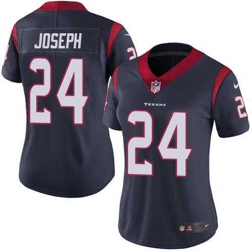 Women's Nike Houston Texans #24 Johnathan Joseph Navy Blue Team Color Stitched NFL Vapor Untouchable Limited Jersey Women's Nike Houston Texans #24 Johnathan Joseph Navy Blue Team Color Stitched NFL Vapor Untouchable Limited Jersey