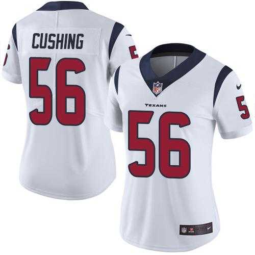 Women's Nike Houston Texans #56 Brian Cushing White Stitched NFL Vapor Untouchable Limited Jersey