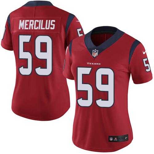 Women's Nike Houston Texans #59 Whitney Mercilus Red Alternate Stitched NFL Vapor Untouchable Limited Jersey