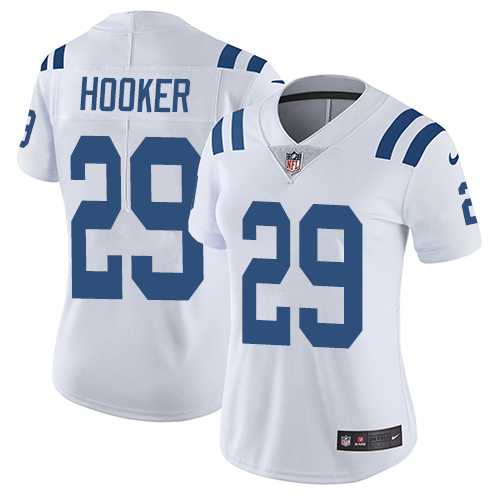 Women's Nike Indianapolis Colts #29 Malik Hooker White Stitched NFL Vapor Untouchable Limited Jersey