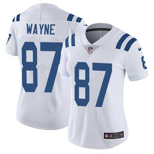 Women's Nike Indianapolis Colts #87 Reggie Wayne White Stitched NFL Vapor Untouchable Limited Jersey