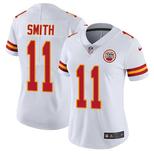 Women's Nike Kansas City Chiefs #11 Alex Smith White Stitched NFL Vapor Untouchable Limited Jersey