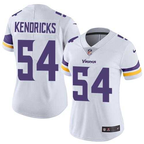 Women's Nike Minnesota Vikings #54 Eric Kendricks White Stitched NFL Vapor Untouchable Limited Jersey Women's Nike Minnesota Vikings #54 Eric Kendricks White Stitched NFL Vapor Untouchable Limited Jersey