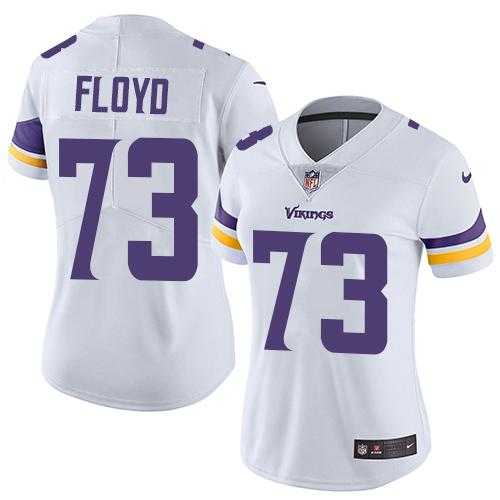 Women's Nike Minnesota Vikings #73 Sharrif Floyd White Stitched NFL Vapor Untouchable Limited Jersey