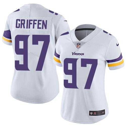 Women's Nike Minnesota Vikings #97 Everson Griffen White Stitched NFL Vapor Untouchable Limited Jersey