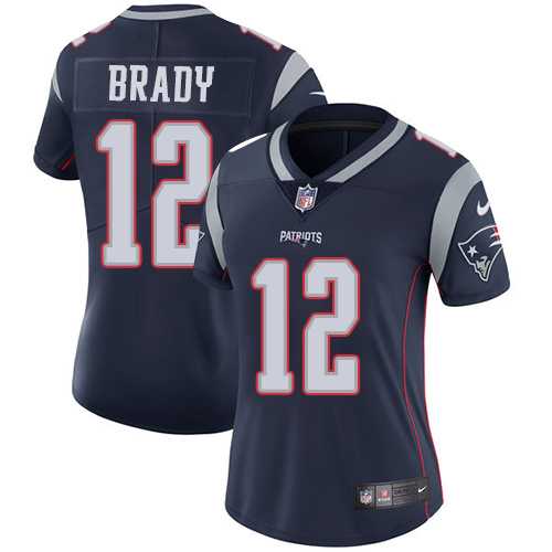 Women's Nike New England Patriots #12 Tom Brady Navy Blue Team Color Stitched NFL Vapor Untouchable Limited Jersey Women's Nike New England Patriots #12 Tom Brady Navy Blue Team Color Stitched NFL Vapor Untouchable Limited Jersey
