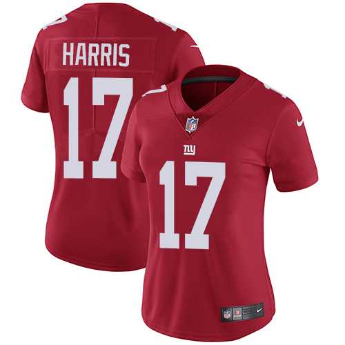 Women's Nike New York Giants #17 Dwayne Harris Red Alternate Stitched NFL Vapor Untouchable Limited Jersey