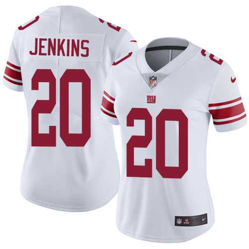Women's Nike New York Giants #20 Janoris Jenkins White Stitched NFL Vapor Untouchable Limited Jersey